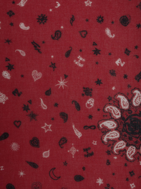 ΓΥΝΑΙΚΕΙΟ ΦΟΥΛΑΡΙ ΜΕ ΜΟΤΙΒΟ MADDIE | Κόκκινο ONE SIZE