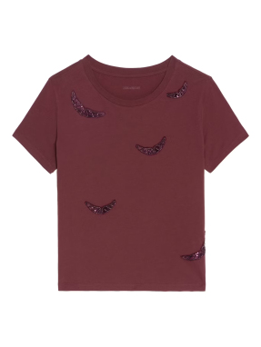 ΓΥΝΑΙΚΕΙΟ T-SHIRT ALYS | Μπορντό XS