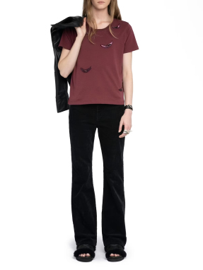 ΓΥΝΑΙΚΕΙΟ T-SHIRT ALYS | Μπορντό XS