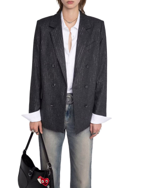 ΓΥΝΑΙΚΕΙΟ BLAZER VASKA | Γκρι Σκούρο FR 38