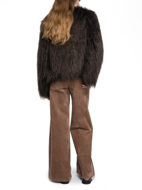 ΓΥΝΑΙΚΕΙΟ ΓΟΥΝΙΝΟ ΠΑΛΤΟ FREDDIE | Καφέ Σκούρο M