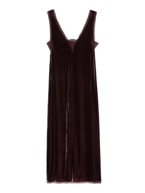 ΜΑΞΙ ΒΕΛΟΥΔΙΝΟ ΦΟΡΕΜΑ RENZO | Μπορντό XS