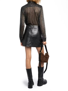 ΓΥΝΑΙΚΕΙΟ ΠΟΥΚΑΜΙΣΟ TULBA SHIMMER | Μαύρο S