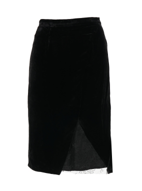 ΜΙΝΤΙ ΦΟΥΣΤΑ JULEN VELVET | Μαύρο FR 40