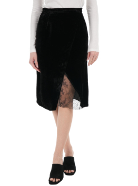 ΜΙΝΤΙ ΦΟΥΣΤΑ JULEN VELVET | Μαύρο FR 40