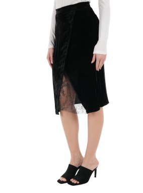 ΜΙΝΤΙ ΦΟΥΣΤΑ JULEN VELVET | Μαύρο FR 40