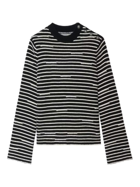 ΓΥΝΑΙΚΕΙΟ ΜΑΛΛΙΝΟ ΠΟΥΛΟΒΕΡ SPIKY | Μαύρο S