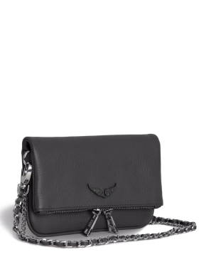 ΓΥΝΑΙΚΕΙΟ ΔΕΡΜΑΤΙΝΟ CLUTCH ROCK NANO | Γκρι