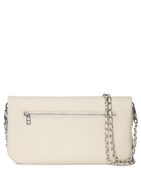 ΓΥΝΑΙΚΕΙΟ ΔΕΡΜΑΤΙΝΟ CLUTCH ROCK AMERICA | Εκρού