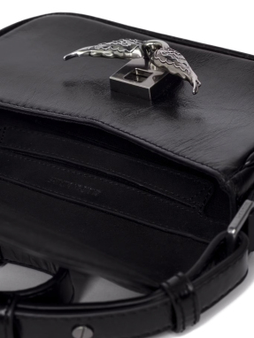 ΓΥΝΑΙΚΕΙΑ ΔΕΡΜΑΤΙΝΗ ΤΣΑΝΤΑ ΧΙΑΣΤΙ ZAZI | Μαύρο