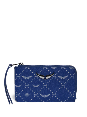 ΓΥΝΑΙΚΕΙΑ ΘΗΚΗ ΚΑΡΤΩΝ ZV CARD MONOGRAM | Μπλε