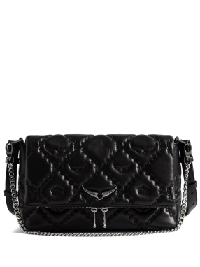 ΓΥΝΑΙΚΕΙΑ ΔΕΡΜΑΤΙΝΗ ΤΣΑΝΤΑ ΩΜΟΥ ROCKY II | Μαύρο