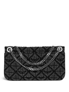 ΓΥΝΑΙΚΕΙΑ ΤΣΑΝΤΑ ΩΜΟΥ ROCK II DENIM MONOGRAM | Γκρι Σκούρο