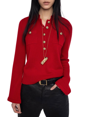 ΓΥΝΑΙΚΕΙΟ ΠΟΥΛΟΒΕΡ LUCAS | Κόκκινο S