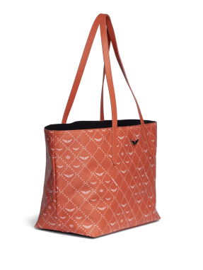 ΓΥΝΑΙΚΕΙΑ ΤΣΑΝΤΑ ΩΜΟΥ SHOPPER MONOGRAM | Πορτοκαλί