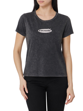 ΓΥΝΑΙΚΕΙΟ T-SHIRT ALYS | Μαύρο M