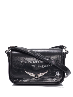 ΓΥΝΑΙΚΕΙΑ ΤΣΑΝΤΑ ΧΙΑΣΤΙ LE ZAZI VINTAGE GRAFFITI | Μαύρο