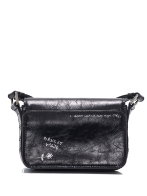 ΓΥΝΑΙΚΕΙΑ ΤΣΑΝΤΑ ΧΙΑΣΤΙ LE ZAZI VINTAGE GRAFFITI | Μαύρο