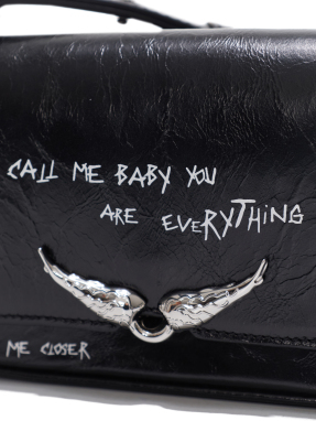 ΓΥΝΑΙΚΕΙΑ ΤΣΑΝΤΑ ΧΙΑΣΤΙ LE ZAZI VINTAGE GRAFFITI | Μαύρο