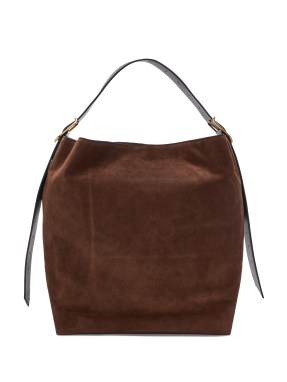 ΓΥΝΑΙΚΕΙΑ SUEDE ΤΣΑΝΤΑ ΩΜΟΥ JANE HOBO XL | Καφέ