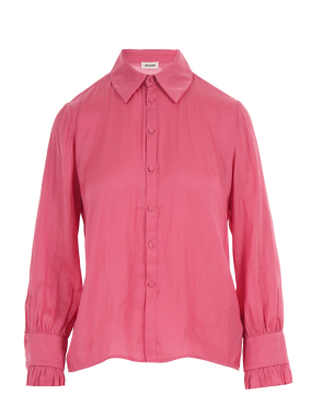 ΓΥΝΑΙΚΕΙΟ ΣΑΤΕΝ ΠΟΥΚΑΜΙΣΟ THELY | Ροζ XS