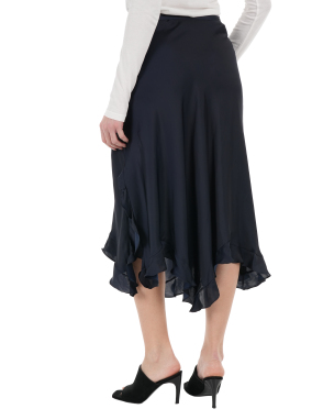 ΜΙΝΤΙ ΦΟΥΣΤΑ JETO SATIN | Μπλε Σκούρο FR 36