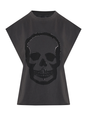 ΓΥΝΑΙΚΕΙΟ T-SHIRT CLOE | Γκρι Σκούρο XS