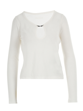 ΓΥΝΑΙΚΕΙΑ ΜΠΛΟΥΖΑ HENLEY TINA | Λευκό S