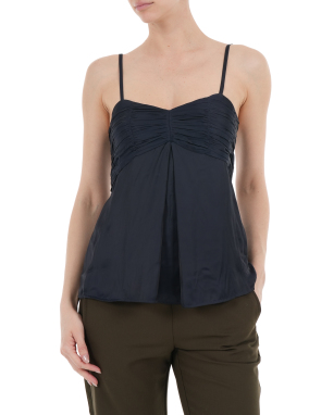 ΓΥΝΑΙΚΕΙΟ ΣΑΤΕΝ ΤΟΠ CIPPIE | Μπλε Σκούρο S