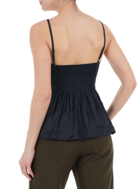 ΓΥΝΑΙΚΕΙΟ ΣΑΤΕΝ ΤΟΠ CIPPIE | Μπλε Σκούρο XS