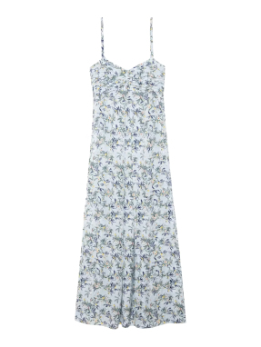 ΜΑΞΙ ΦΛΟΡΑΛ ΦΟΡΕΜΑ RIPPIE | Γαλάζιο XS