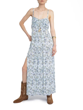 ΜΑΞΙ ΦΛΟΡΑΛ ΦΟΡΕΜΑ RIPPIE | Γαλάζιο XS