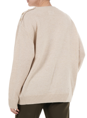 ΓΥΝΑΙΚΕΙΟ ΠΟΥΛΟΒΕΡ SWYNA | Μπεζ XXS/XS