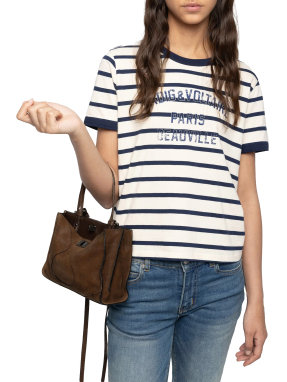 ΓΥΝΑΙΚΕΙΑ SUEDE ΤΣΑΝΤΑ ΧΕΙΡΟΣ JACK MINI | Καφέ