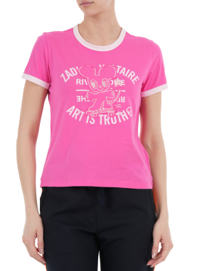 ΓΥΝΑΙΚΕΙΟ T-SHIRT WOOS | Ροζ XS