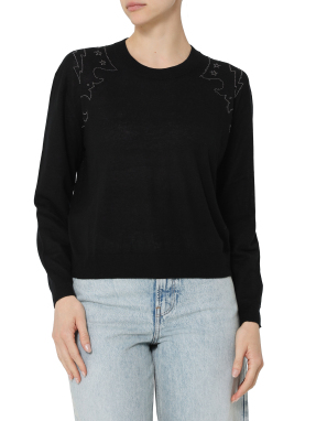 ΓΥΝΑΙΚΕΙΟ ΠΟΥΛΟΒΕΡ SWAPY | Μαύρο XXS/XS