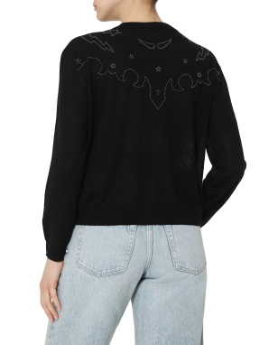 ΓΥΝΑΙΚΕΙΟ ΠΟΥΛΟΒΕΡ SWAPY | Μαύρο XXS/XS