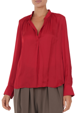 ΓΥΝΑΙΚΕΙΑ ΜΠΛΟΥΖΑ TINK SATIN | Κόκκινο LOVE XS