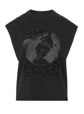 ΓΥΝΑΙΚΕΙΟ T-SHIRT CLOE TANK | Γκρι Σκούρο XS