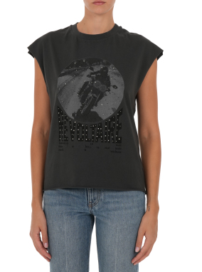 ΓΥΝΑΙΚΕΙΟ T-SHIRT CLOE TANK | Γκρι Σκούρο XS