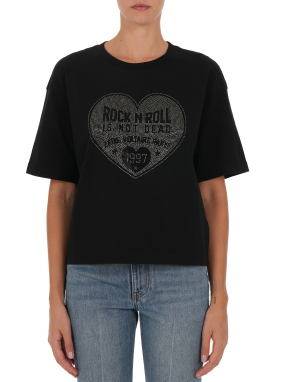 ΓΥΝΑΙΚΕΙΟ T-SHIRT TAIDA | Μαύρο S