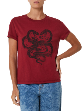 ΓΥΝΑΙΚΕΙΟ T-SHIRT WALK HC | Κόκκινο CHERRY S