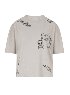 ΓΥΝΑΙΚΕΙΟ T-SHIRT | Γκρι Ανοιχτό XS