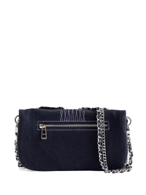ΓΥΝΑΙΚΕΙΑ ΤΣΑΝΤΑ ΩΜΟΥ ROCK MINI DENIM | Μπλε Σκούρο