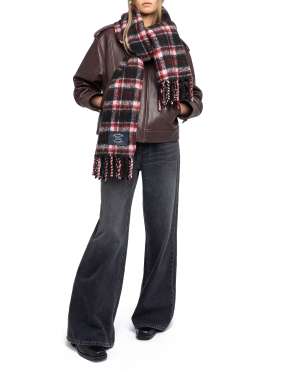 ΓΥΝΑΙΚΕΙΟ ΚΑΣΚΟΛ JOAN TARTAN | Γκρι Σκούρο ONE SIZE