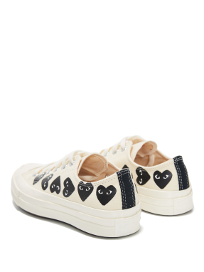 UNISEX SNEAKERS PLAY COMME DES GARCONS x CONVERSE 70 MUTLI HEART | Λευκό 37.5