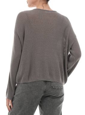 ΓΥΝΑΙΚΕΙΟ ΠΟΥΛΟΒΕΡ | Γκρι XS/S