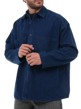 ΑΝΔΡΙΚΟ ΠΟΥΚΑΜΙΣΟ | Μπλε Σκούρο S