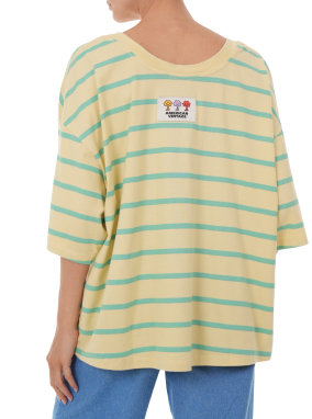 ΓΥΝΑΙΚΕΙΟ T-SHIRT | Κίτρινο XS/S