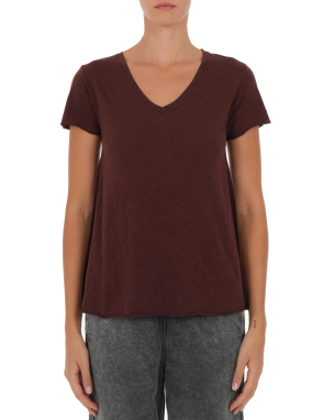 ΓΥΝΑΙΚΕΙΟ T-SHIRT | Μπορντό S
